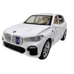 Macheta BMW X5 alb 1:32 lumini si sunete usi capota portbagaj se deschid - imagine 4