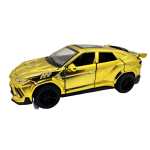 Macheta Lamborghini Urus auriu 1:32 cu lumini sunet usi capota portbagaj care se deschid