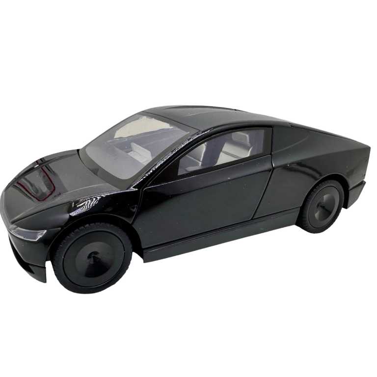 Macheta Cybertruck Robotaxi negru1:24 replica metal lumini si sunete usi si capota functionale