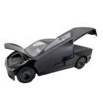 Macheta Cybertruck Robotaxi negru1:24 replica metal lumini si sunete usi si capota functionale - imagine 6