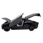Macheta Cybertruck Robotaxi negru1:24 replica metal lumini si sunete usi si capota functionale - imagine 7