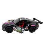 Macheta Porsche negru 1:43 metal lumini si sunete usi deschise pull-back - imagine 4