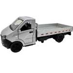 Macheta camioneta gri cu Platforma Model 1:36 Usile se Deschid Pull Back sunet si lumini