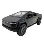 Macheta Tesla Cybertruck neagra 1:32 metal lumini si sunete usi deschise