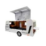 Macheta Ford Ram rosu Pickup cu Rulota Camping 1:32 metal lumini si sunete deschide usile - imagine 11