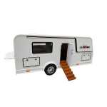 Macheta Ford Ram rosu Pickup cu Rulota Camping 1:32 metal lumini si sunete deschide usile - imagine 8
