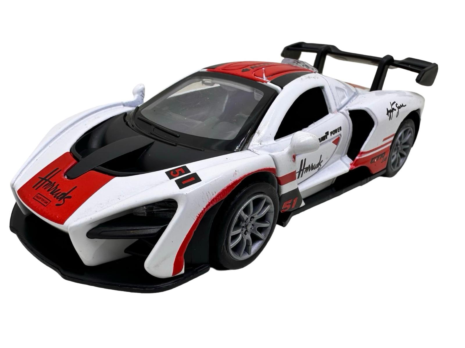 Macheta McLaren Senna GTR White Edition 1:43 die-cast Macheta McLaren Senna GTR White Edition 1:43 die-cast