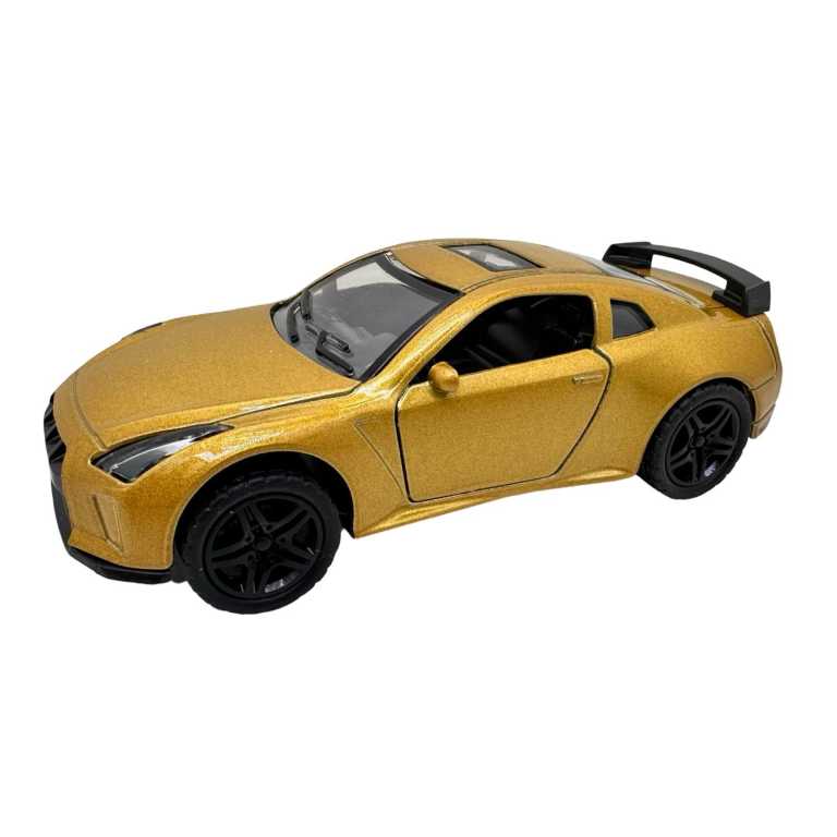 Macheta Sport aurie 1:36 lumini si Sunete Usi Deschise Pull-Back