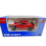 Macheta Sport Toyota Supra rosie 1:36 lumini si Sunete Usi Deschise Pull-Back