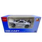 Macheta Sport Toyota Supra bleu 1:36 lumini si Sunete Usi Deschise Pull-Back