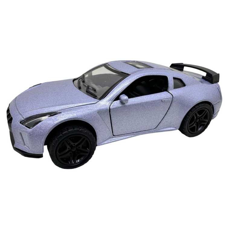 Macheta Sport Toyota Supra bleu 1:36 lumini si Sunete Usi Deschise Pull-Back