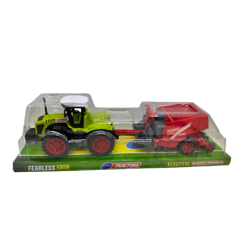 Tractor cu Remorca Jucarie Trucks Farm Set