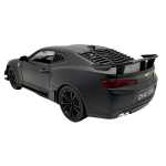Macheta Chevrolet Camaro negru 1:24 lumini sunete pull back usi capota si portbagaj functionale - imagine 4