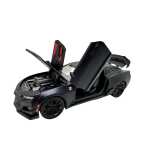 Macheta Chevrolet Camaro negru 1:24 lumini sunete pull back usi capota si portbagaj functionale - imagine 5