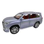 Macheta Lexus LX570 gri 1:24 lumini sunete pull back usi capota si portbagaj functionale - imagine 3
