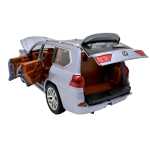 Macheta Lexus LX570 gri 1:24 lumini sunete pull back usi capota si portbagaj functionale - imagine 11