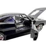 Macheta Dodge Charger negru 1:24 lumini sunete usi capota si portbagaj functionale - imagine 12
