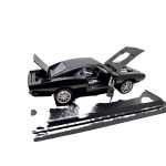 Macheta Dodge Charger negru 1:24 lumini sunete usi capota si portbagaj functionale - imagine 13