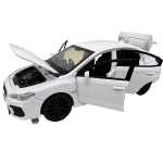 Macheta Subaru WRX STI alb 1:30 replica metal lumini si sunete usi capota si portbagaj functionale - imagine 6
