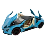 Macheta Lykan albastru 1:24 replica cu lumini si sunete usi tip fluture - imagine 6