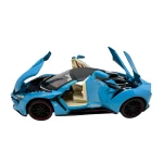 Macheta Lykan albastru 1:24 replica cu lumini si sunete usi tip fluture - imagine 8