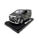 Macheta Toyota Vellfire neagra 1:32 Usile Se Deschid Portbagaj Mobil Pull Back sunet si lumini - imagine 4