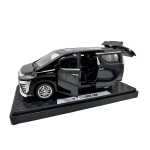 Macheta Toyota Vellfire neagra 1:32 Usile Se Deschid Portbagaj Mobil Pull Back sunet si lumini - imagine 6