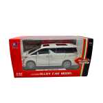 Macheta Toyota Vellfire alba 1:32 Usile Se Deschid Portbagaj Mobil Pull Back sunet si lumini