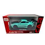 Macheta Porsche GT3 RS verde 1:32 replica metal cu sunete lumini deschide usile si capotele