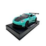 Macheta Porsche GT3 RS verde 1:32 replica metal cu sunete lumini deschide usile si capotele - imagine 4