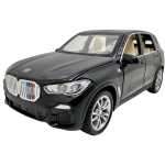 Macheta BMW X5 negru 1:32 lumini si sunete usi capota portbagaj se deschid - imagine 4
