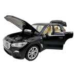 Macheta BMW X5 negru 1:32 lumini si sunete usi capota portbagaj se deschid - imagine 7