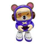 Urs Dansator Muzical cu Lumini Violet