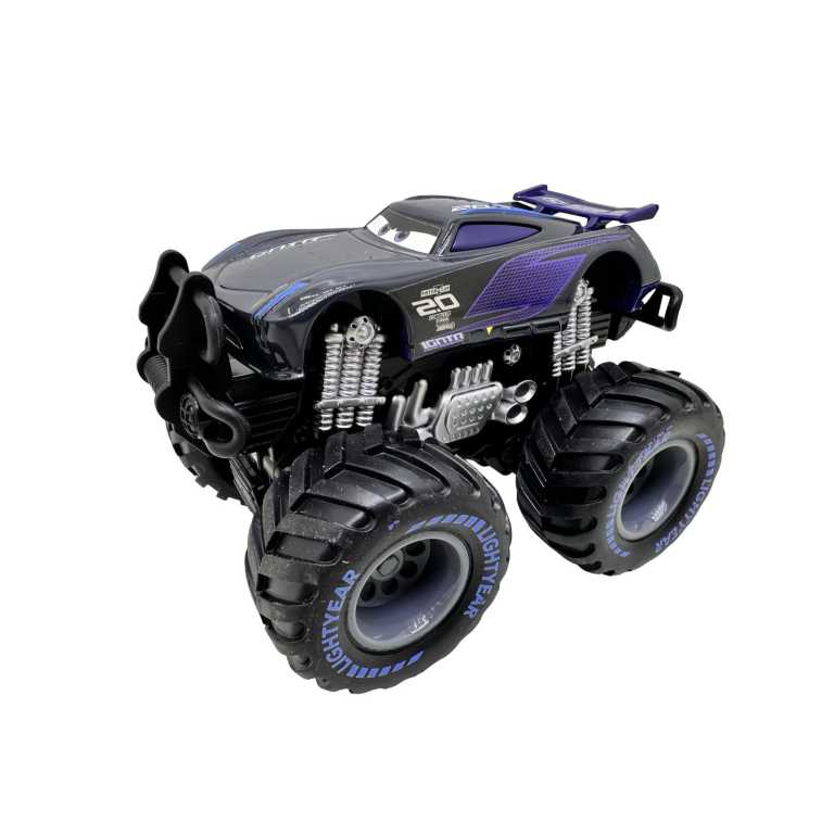 Macheta metal si plastic Monster Jackson Storm Cars roti mari off-road model de colectie
