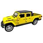 Macheta auto Jeep Rubicon galben metal 1:32 galben sunete lumini deschide usile si capotele - imagine 2