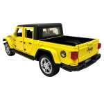 Macheta auto Jeep Rubicon galben metal 1:32 galben sunete lumini deschide usile si capotele - imagine 4
