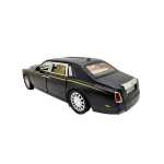 Macheta Auto Rolls Royce Phantom negru cu dungi galbene scara 1:32 - imagine 2