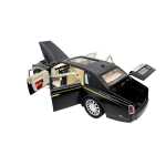Macheta Auto Rolls Royce Phantom negru cu dungi galbene scara 1:32 - imagine 7