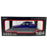 Macheta Audi RS6 Avant 1:24 metal cu lumini si sunete albastru