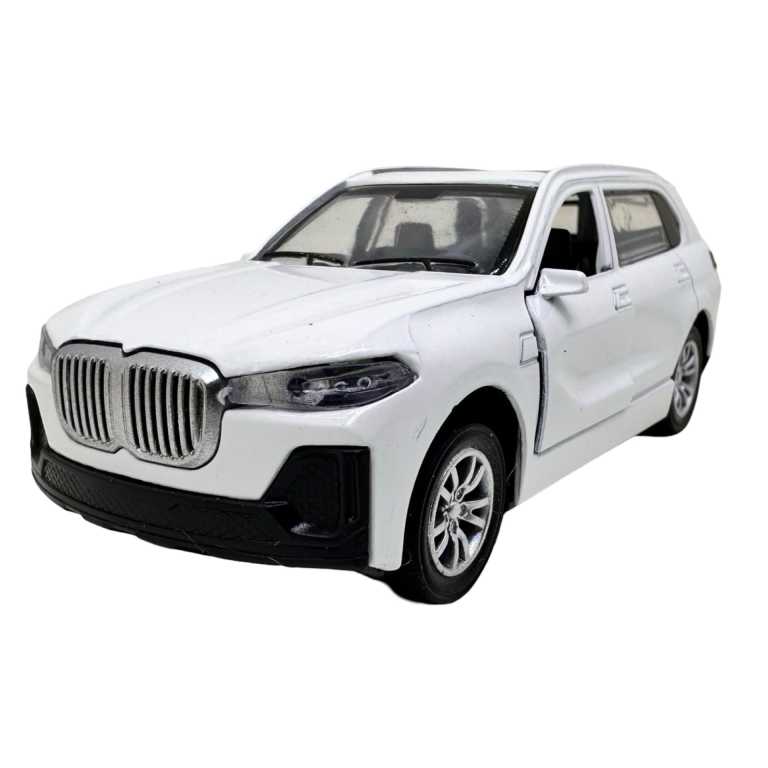 Macheta BMW X7 1:36 replica metal lumini si sunete usi deschise pull back
