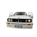 Macheta BMW M3 E30 alb 1:24 replica metal lumini sunete deschide usi capota portbagaj - imagine 8