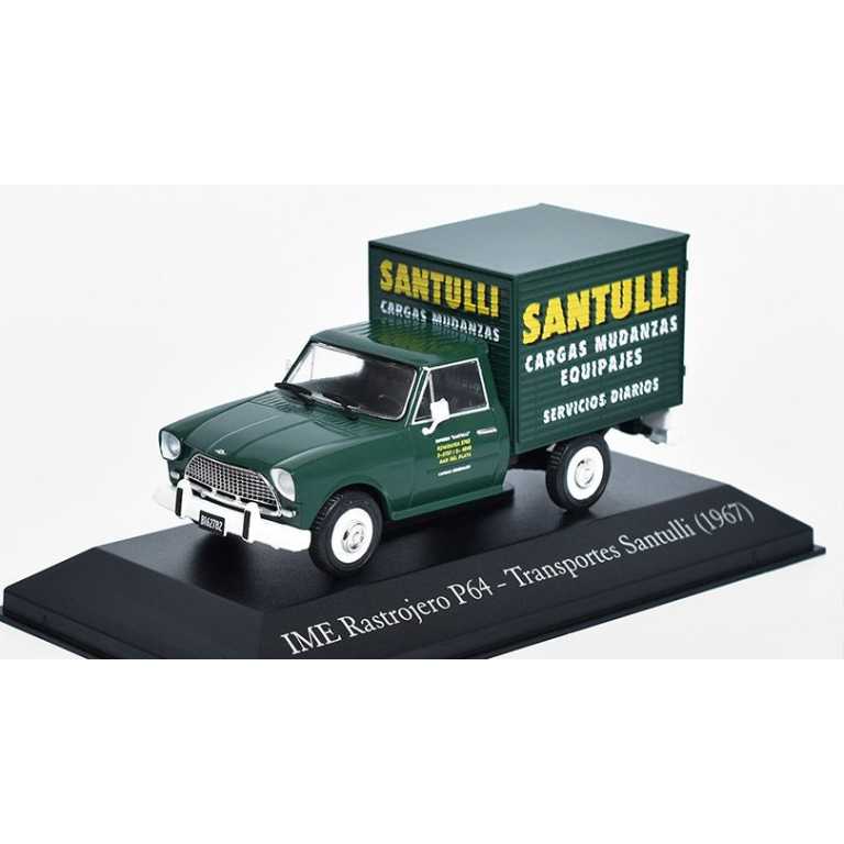 Macheta IME Rastrojero P64 Transportes Santulli 1967 verde scara 1:43