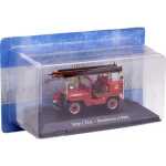 Macheta Jeep CJ2A Bomberos 1:43 rosie macheta pompieri
