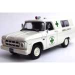 Macheta Dodge D-100 Ambulancia 1967 scara 1:43 metal editie vintage