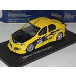 Macheta Dacia Logan Tuning Eligor galbena 1:43 - imagine 2