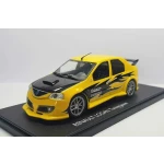 Macheta Dacia Logan Tuning Eligor galbena 1:43