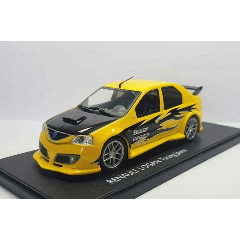 Macheta Dacia Logan Tuning Eligor galbena 1:43