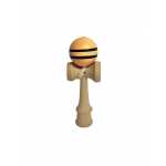 Joc mini Kendama din lemn multicolor 12 cm distractiv - imagine 4