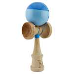 Kendama profesionala X cu cupe mari si ata albastra albastru bleu - imagine 3