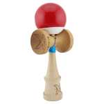 Kendama Flippy Profesionala Big Cups V2 din Lemn 18 cm Rosu Alb - imagine 7